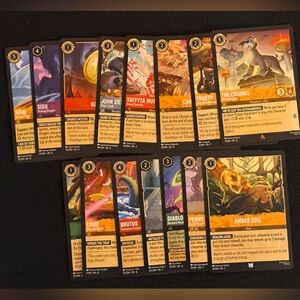 Disney Lorcana Card Bundle #6